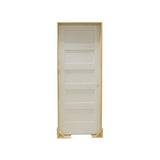 18 in. x 8ft. Shaker 5-Panel Solid Core Primed MDF Prehung Interior Door