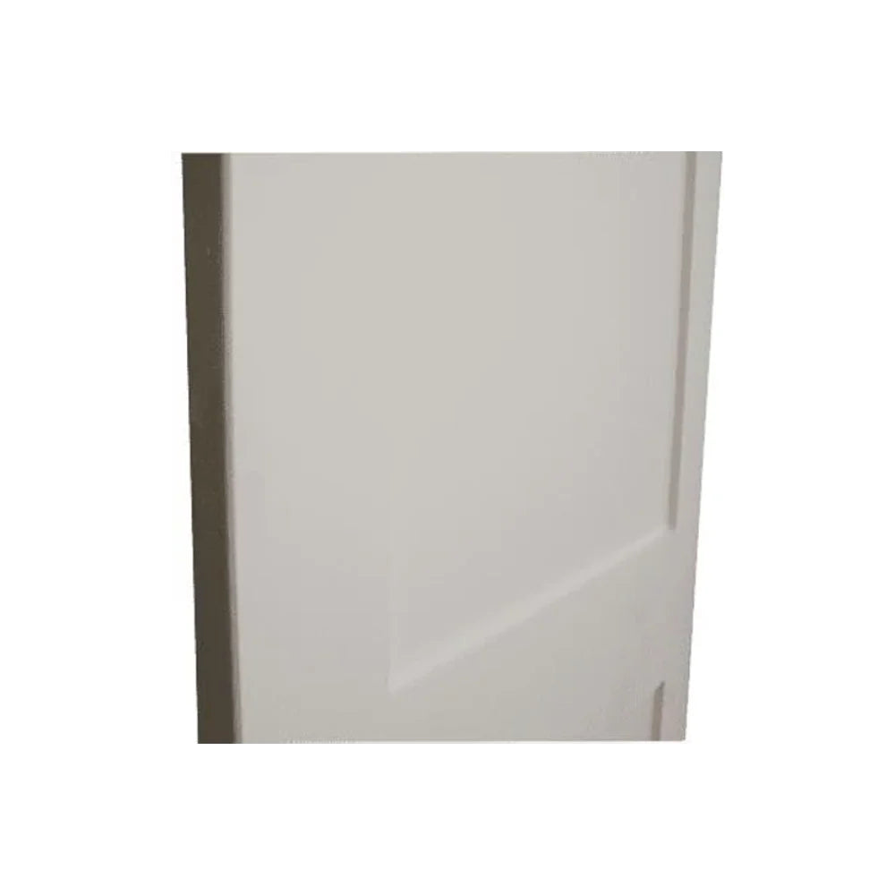 18 in. x 6 ft. 8 in. White Shaker 2-Panel Solid Core Primed MDF Interior Door Slab