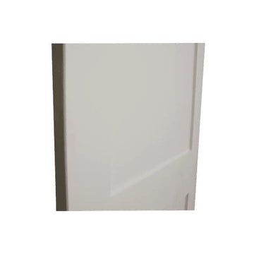 Losa para puerta interior de MDF con imprimación de núcleo sólido de 2 paneles, estilo Shaker, color blanco, de 18 in x 6 ft 8 in