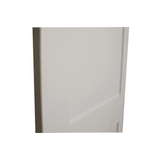 24 in x 96 in White Shaker 2-Panel Solid Core Primed MDF Interior Door Slab