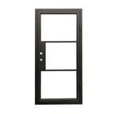 2 ft. 8 in. x 6 ft. 8 in. Wrought Iron Prehung Front Door