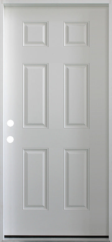 36 IN. x 79 IN. 6 Panel Primed 20 Min. Fire-Rated House-to-Garage Single Prehung Interior Door