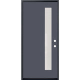 1-LITE OFFSITE, ACID ETCH FIBERGLASS DOOR PAINTED GREY - AAADistributor.com