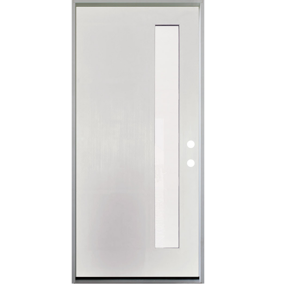 1-LITE OFFSITE, ACID ETCH FIBERGLASS DOOR UNFINISHED WHITE - AAADistributor.com