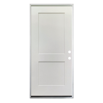 36 IN. x 79 IN. 2 Panel Primed 20 Min. Fire-Rated House-to-Garage Single Prehung Interior Door