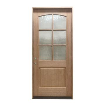 3 ft. 6 in. x 8 ft. Exterior Mahogany Door 6 Lite