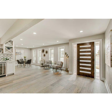 3 ft. x 6 ft. 8 in. Exterior Mahogany Door Slab Modern 8 Lite