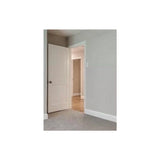 Puerta interior precolgada de MDF con núcleo sólido, imprimada, de 2 paneles, de color blanco, de 24 x 6 pies y 8 pulgadas