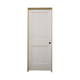 3 ft. x 6 ft. 8 in. White 2-Panel Shaker Solid Core Primed MDF Prehung Interior Door