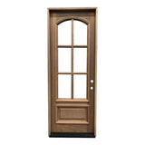 3 ft. x 8 ft. Exterior Mahogany Door Arched 6 Lite