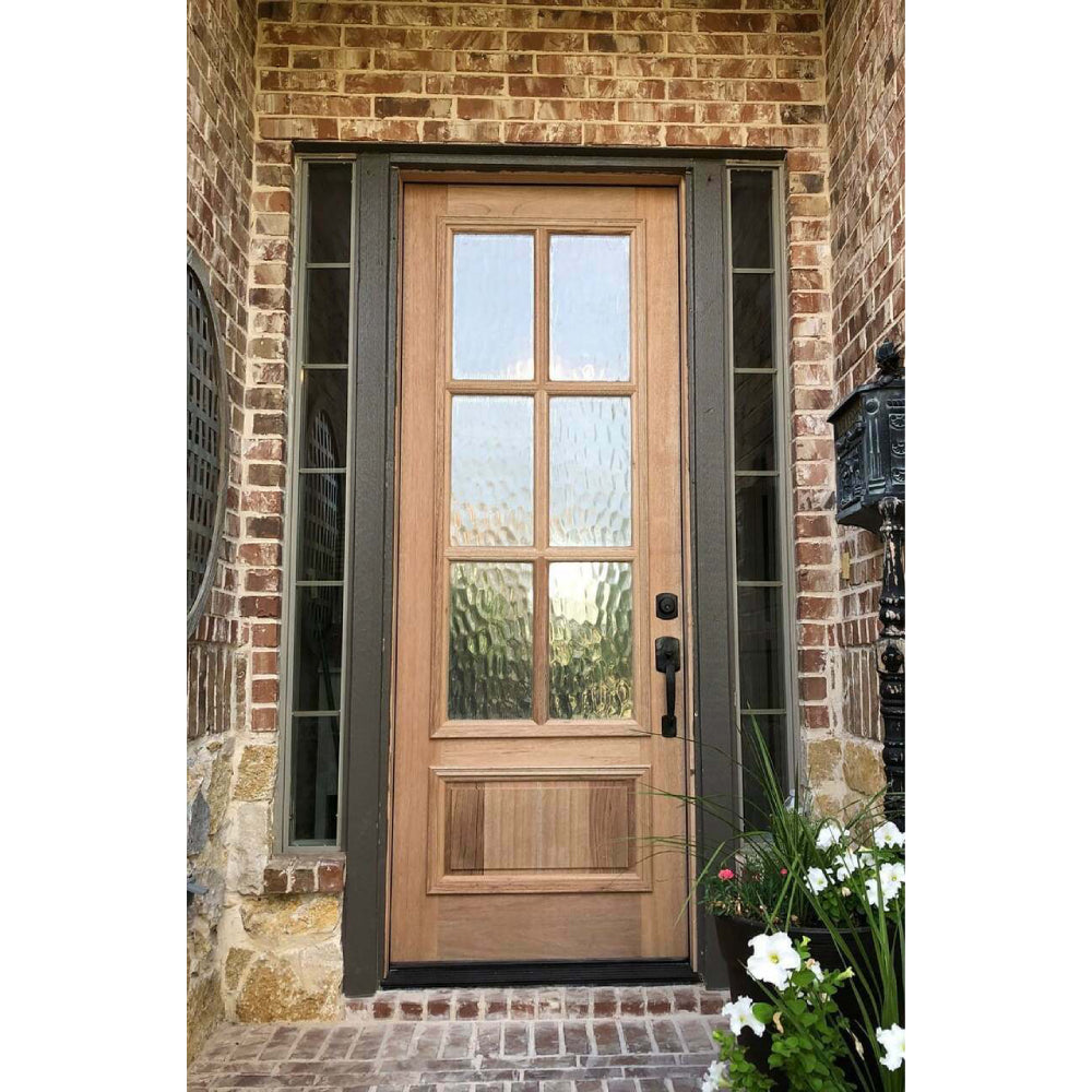3 ft. x8 ft. Exterior Mahogany Door Slab 6 Lite