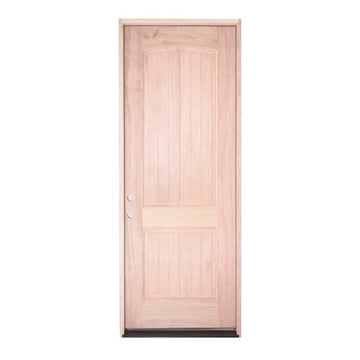 3 ft. x 8 ft. Grove 2 Panel Exterior Mahogany Prehung Door
