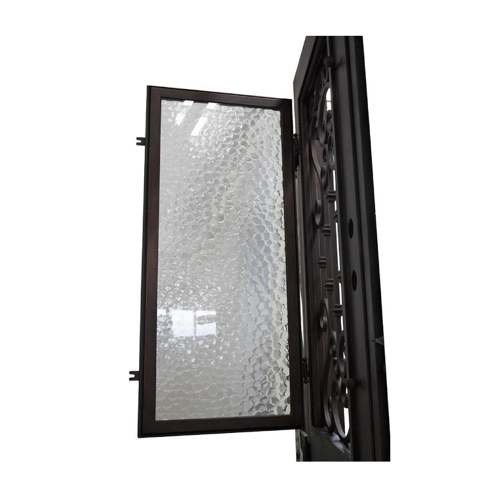 Dallas 3 ft. x 6 ft. 8 in. Wrought Iron Prehung Front Door