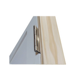 36 in x 80 in Shaker 5 Lite Solid Core Primed MDF Prehung Interior Door