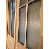 6/0x6/8 Mahogany Prehung Front Double Door | 6 Lite Without Moulding