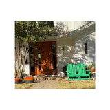 4 ft. 5 in. x 6 ft. 8 in. Exterior Mahogany Door One Line Glass with One Sidelite