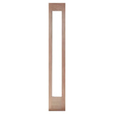 5 ft. 9 in. x 6 ft. 8 in. Exterior Mahogany Door Horizontal Lines with Sidelites