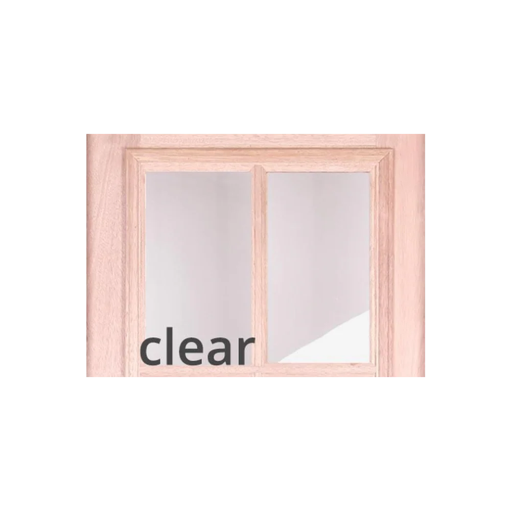 5/0x8/0 Exterior Mahogany Prehung Double Door | 4 Lite