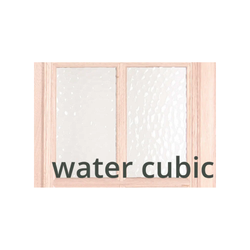 6 ft. x 6 ft. 8 in. Mahogany Prehung Front Double Door 6 Lite