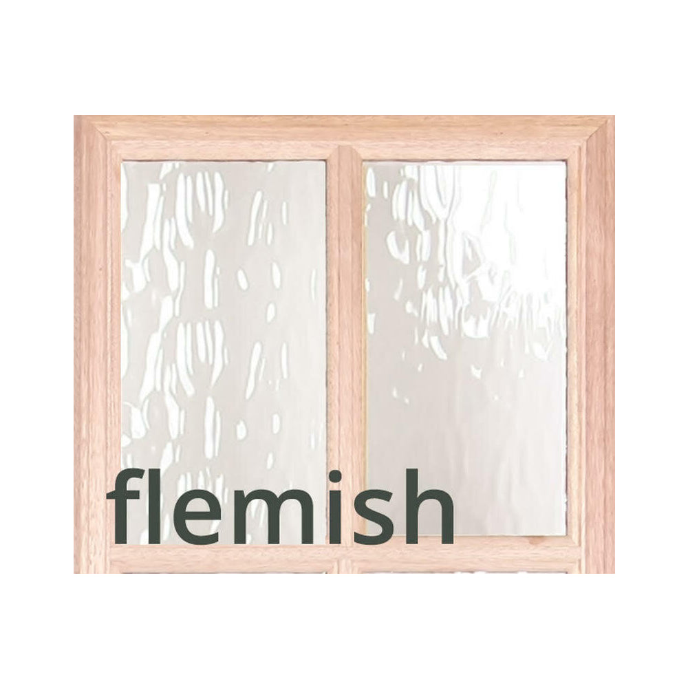 4 ft. 5 in. x6 ft. 8 in. Exterior Mahogany Door with 6 Lites and One Sidelight