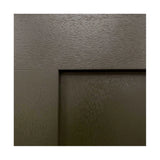 Jupiter 36 in. x 80 in. 3/4 Lite Decorative Glass Painted Black Prehung Fiberglass Exterior Door with Brickmold