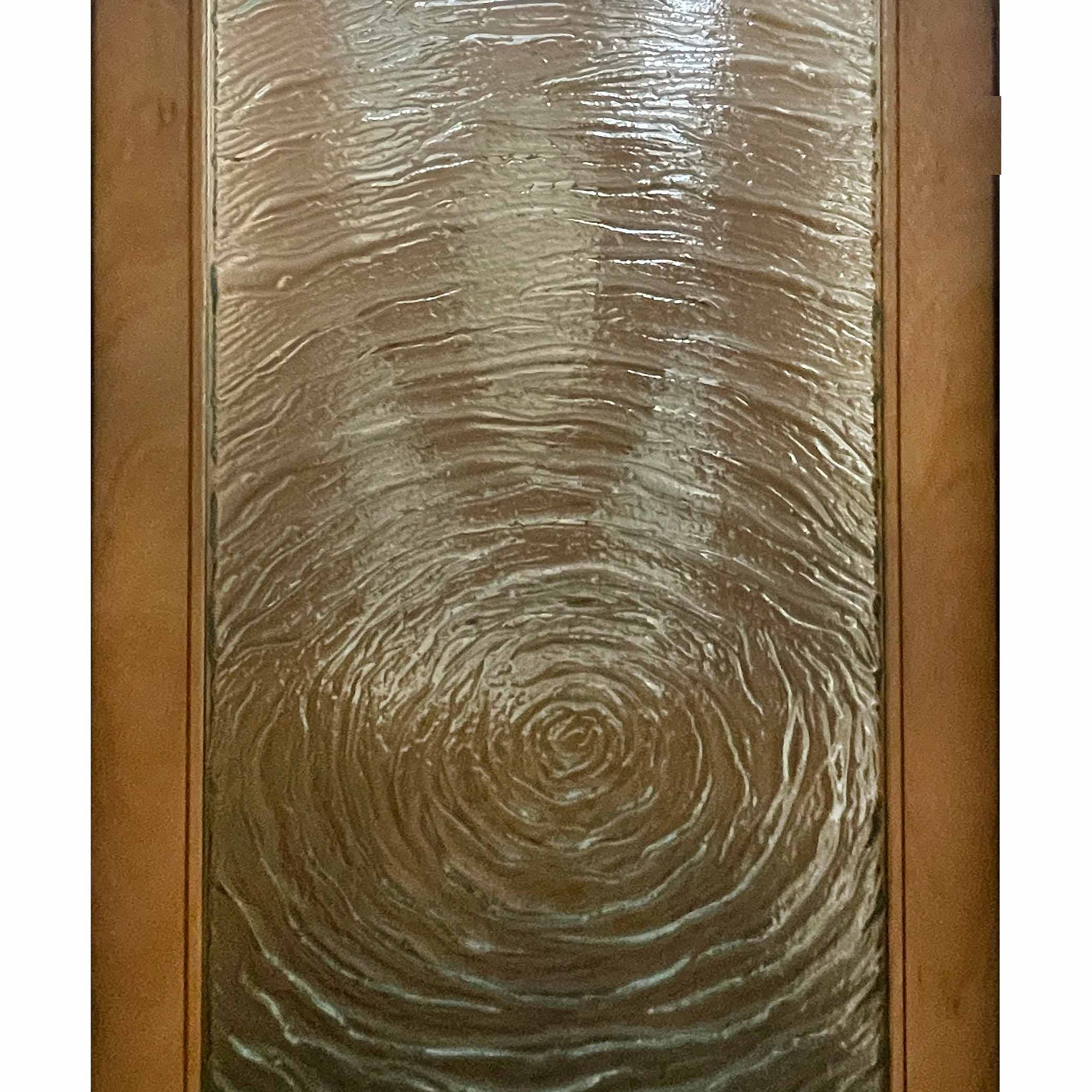 3ft. x 6 ft. 8 in. Mahogany 1 Lite Door Slab With Decorative Glass
