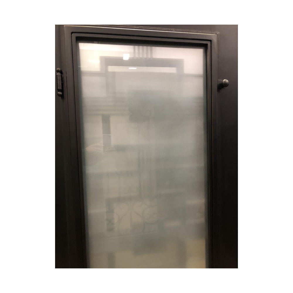 Malibu 3 ft. x 8 ft. Exterior Wrought Iron Prehung Single Door