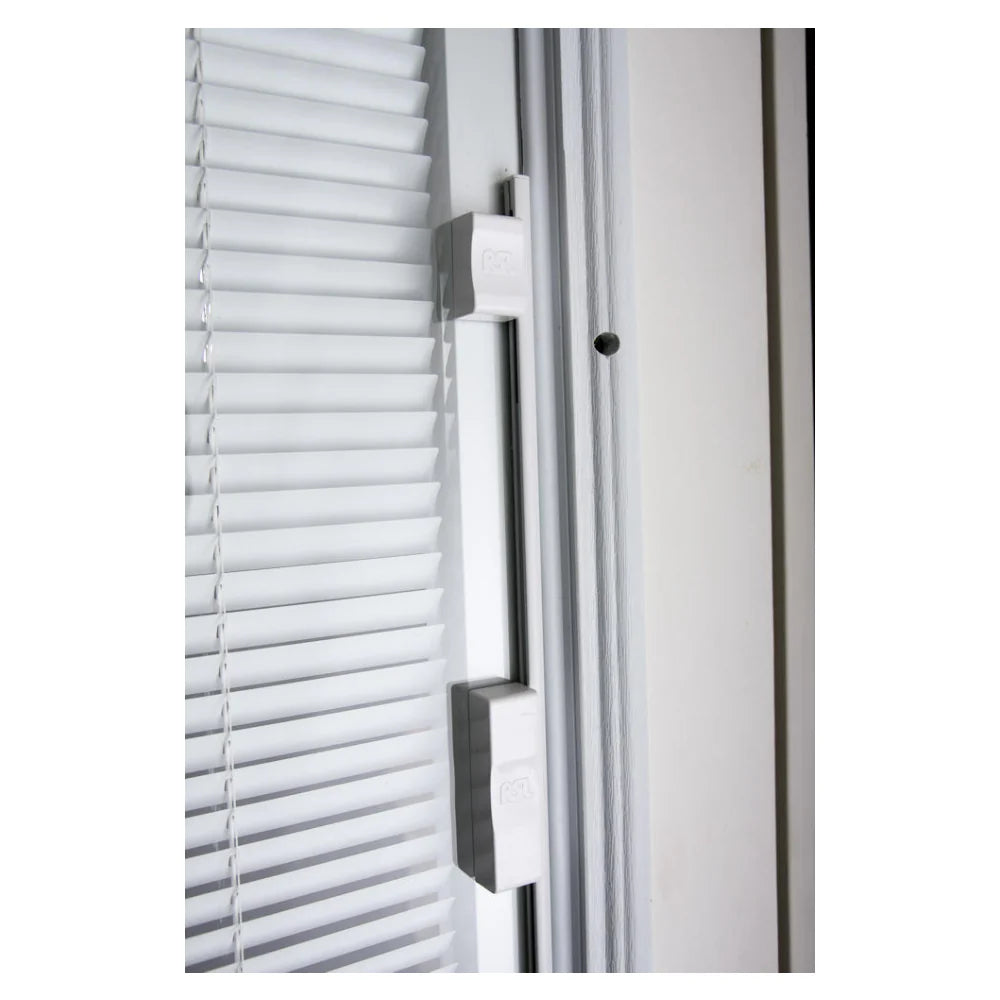 Masonite 2/8x6/8 Primed Steel Full Mini Blind Exterior Door