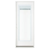 Masonite 2/8x6/8 Primed Steel Full Mini Blind Exterior Door