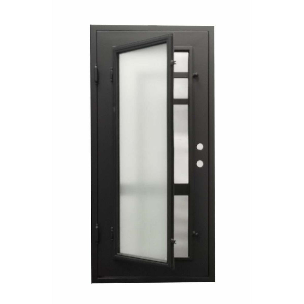 Oslo 3 ft. x 6 ft. 8 in. Exterior Single Wrought Iron Prehung Door