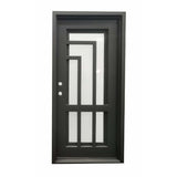 Oslo 3 ft. x 6 ft. 8 in. Exterior Single Wrought Iron Prehung Door