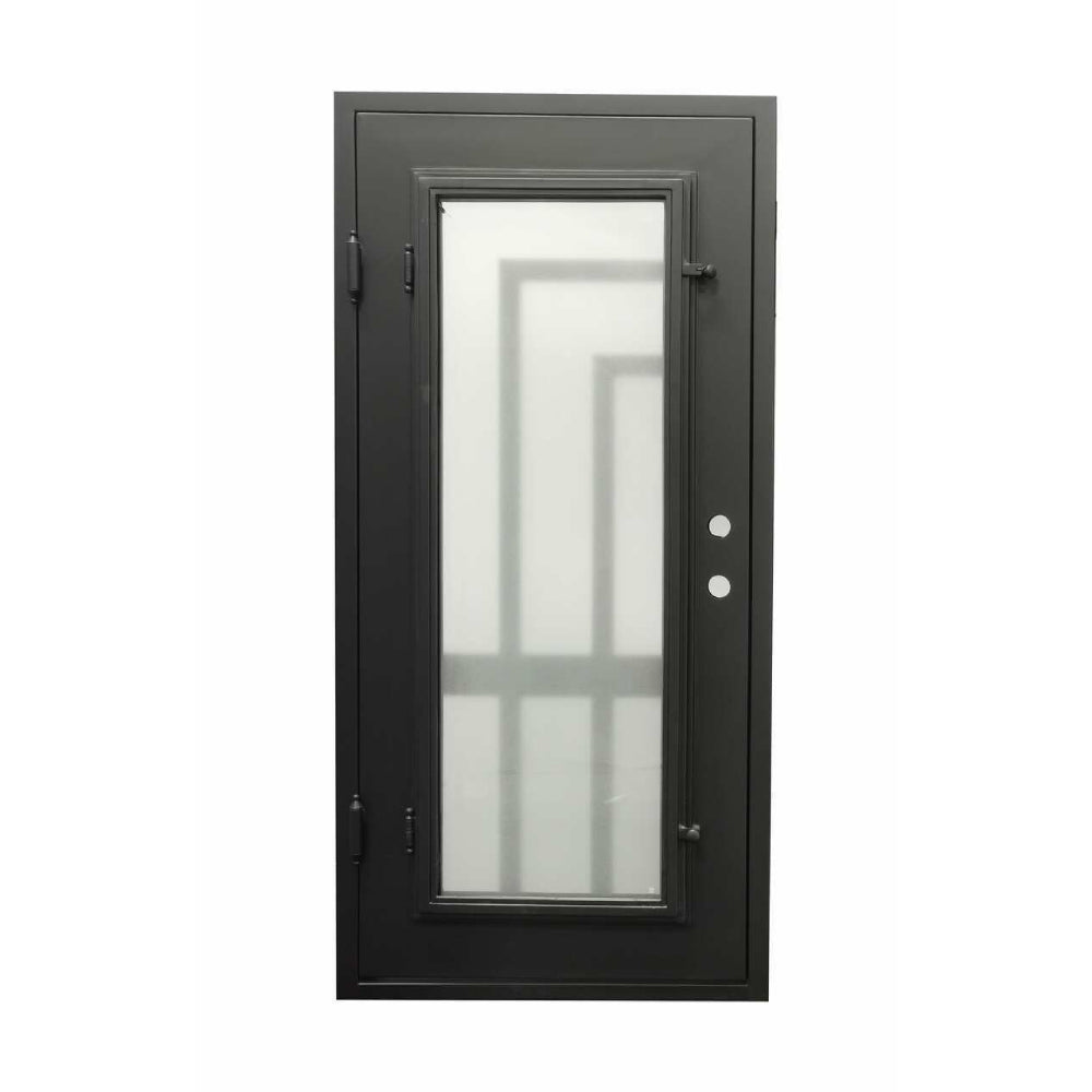 Oslo 3 ft. x 6 ft. 8 in. Exterior Single Wrought Iron Prehung Door