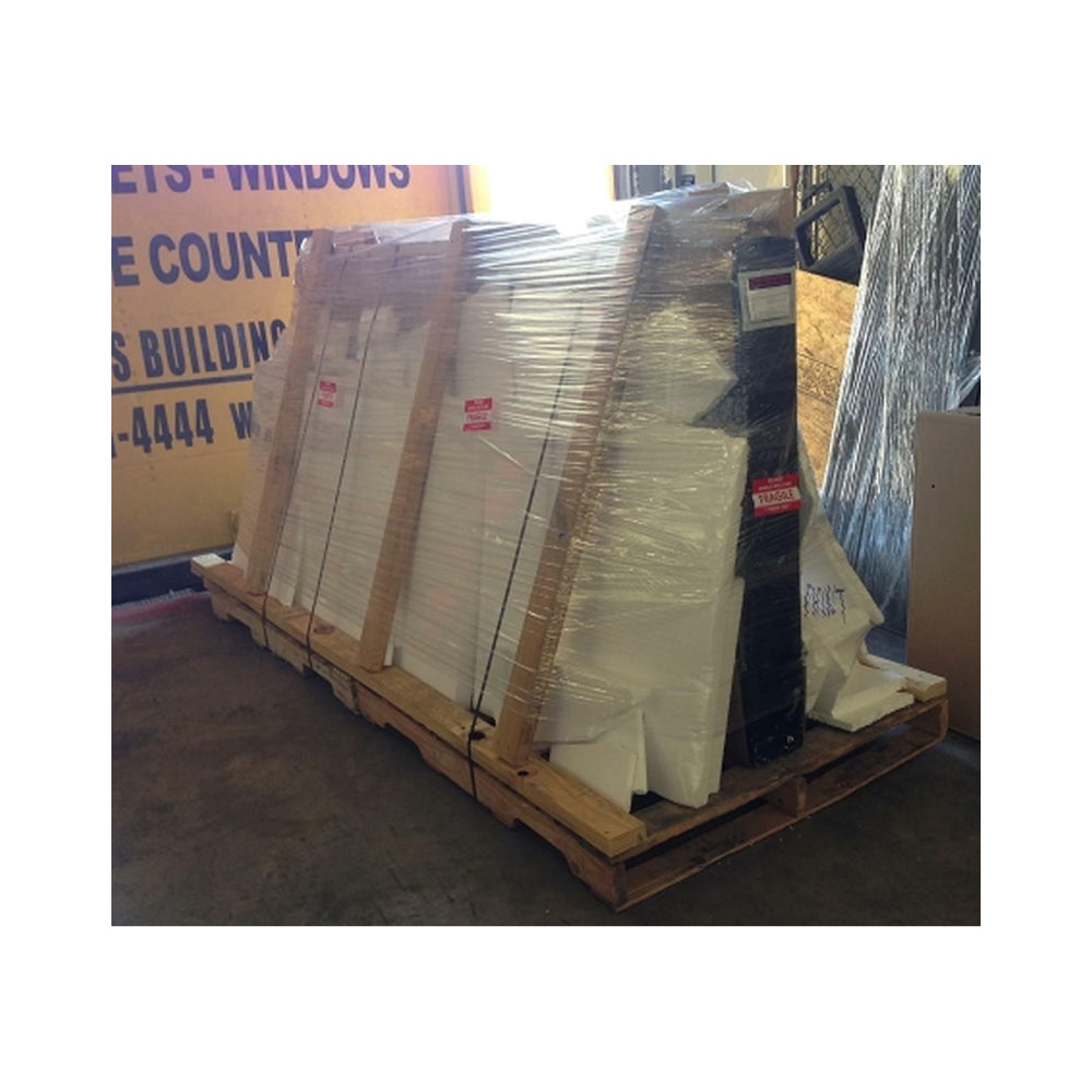 Pasadena 3 ft. x 8 ft. Wrought Iron Exterior Prehung Single Door