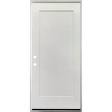 36 in. x 80 in. 1 Panel Primed 90 Min. Fire Rated House to Garage Single Prehung Interior Door
