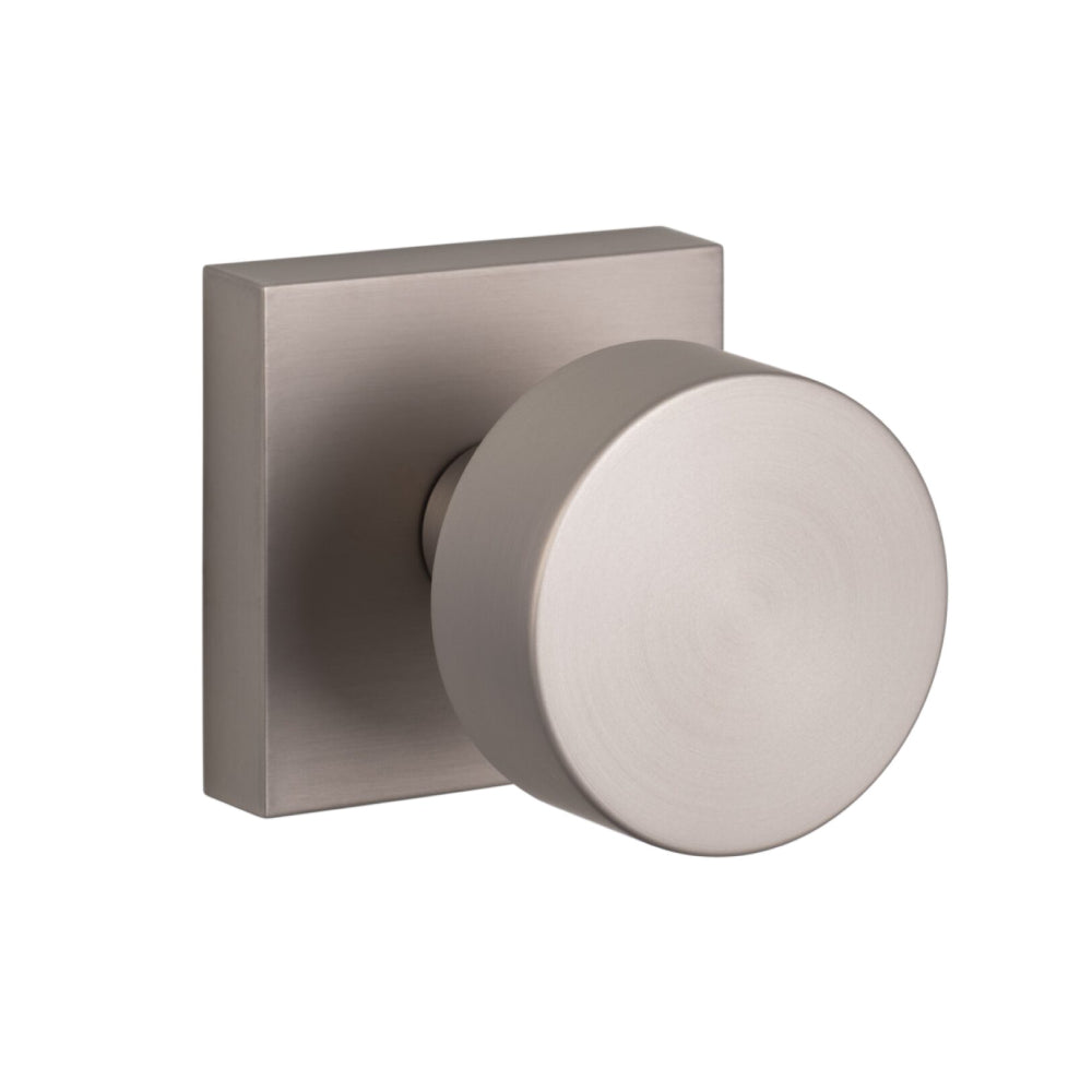 Zurich Square Knob - Satin Brass