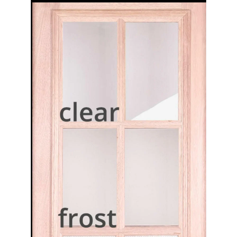 5/9x6/8 Exterior Mahogany Door | Two Panel with Sidelights