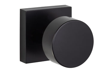 Zurich Square Knob - Flat Black