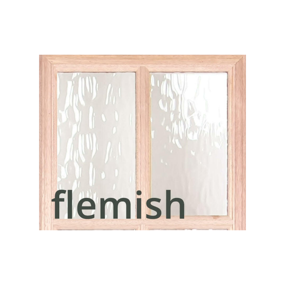 6 ft. x 8 ft. Exterior Mahogany Prehung Double Door 6 Lite