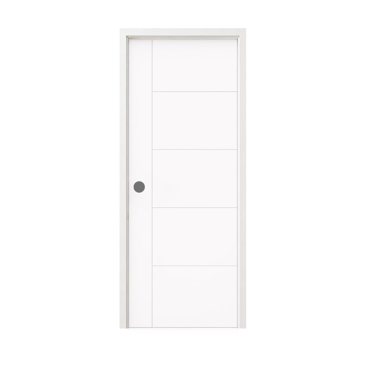 30 in. x 80 in. Berkley Honeycomb Core Primed White MDF Prehung Interior Door