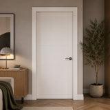 34 in. x 80 in. Berkley Honeycomb Core Primed White MDF Prehung Interior Door