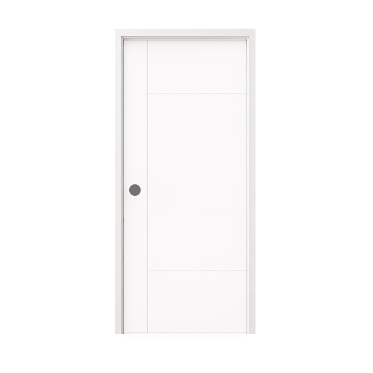 34 in. x 80 in. Berkley Honeycomb Core Primed White MDF Prehung Interior Door