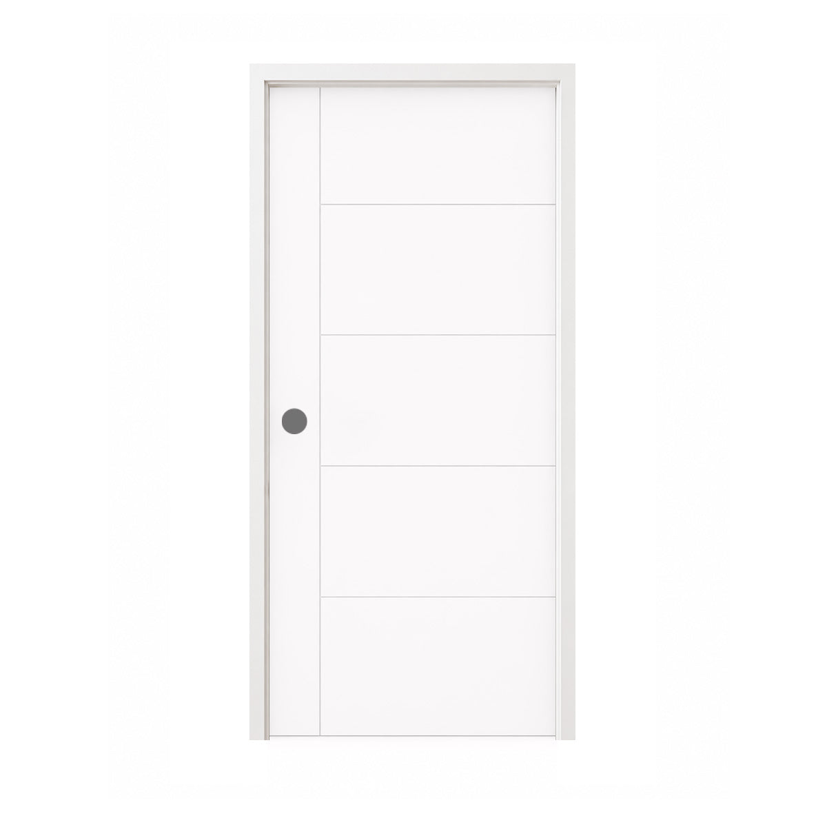 36 in. x 80 in. Berkley Honeycomb Core Primed White MDF Prehung Interior Door