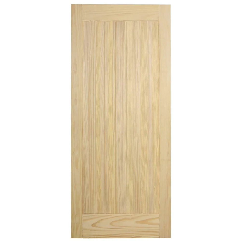 36" One Panel Clear Pine Interior Barn Door