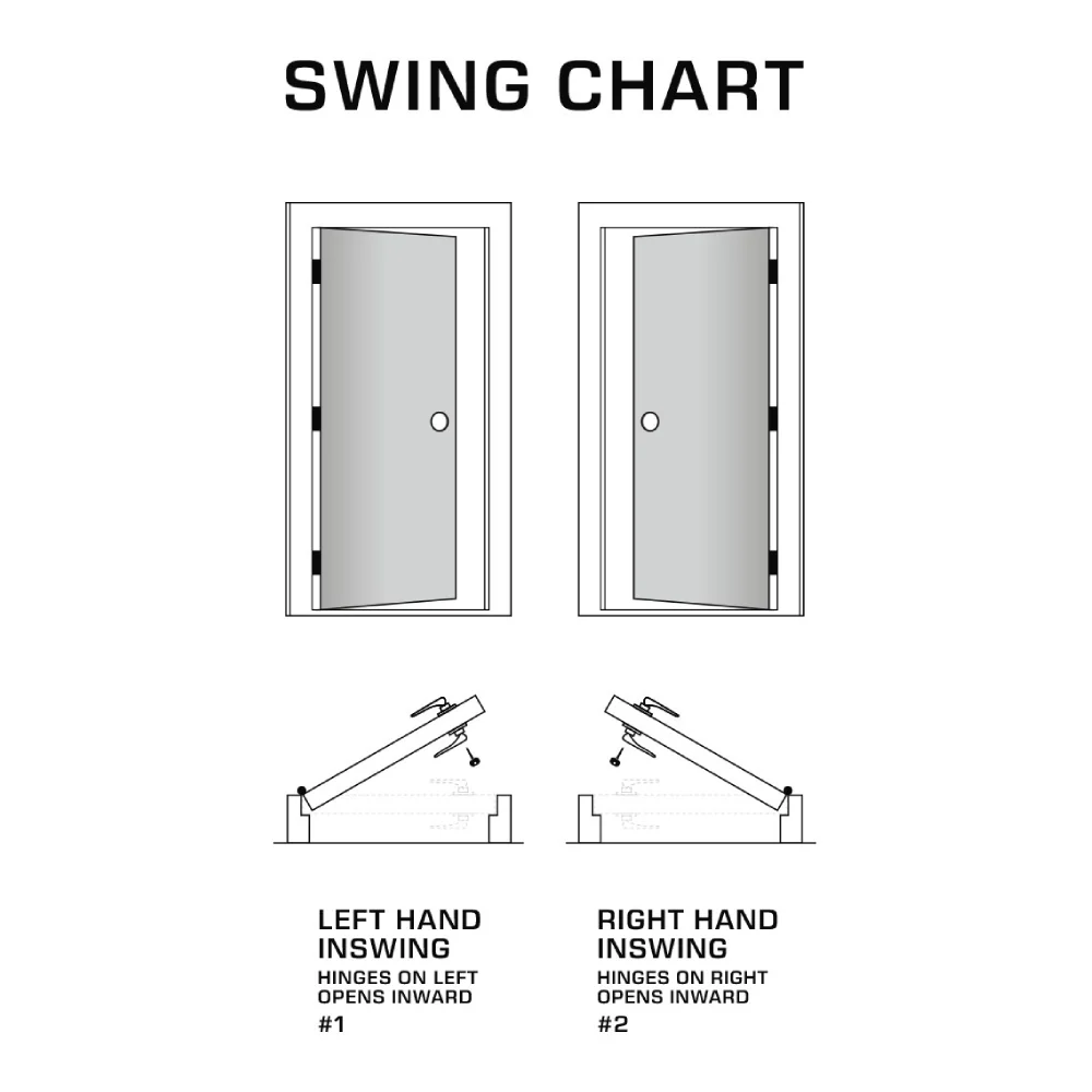 Pasadena 3 ft. x 8 ft. Wrought Iron Exterior Prehung Single Door