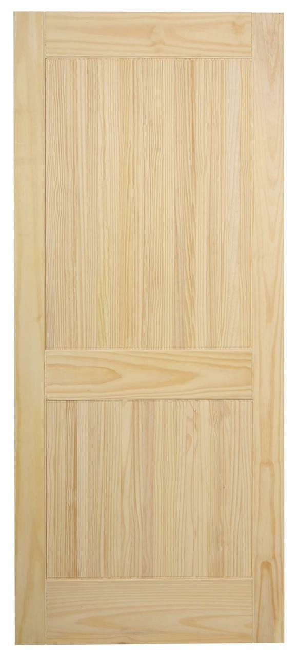 3 ft. Two Panel Clear Pine Interior Barn Door Main Layout Photo