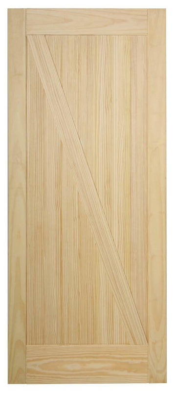 3 ft. Z Panel Clear Pine Interior Barn Door