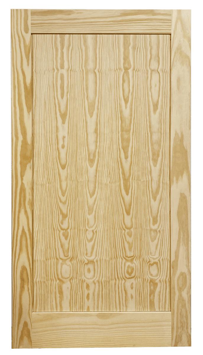 3 ft. 6 in. One Panel Clear Pine Interior Barn Door Main Layout Photo