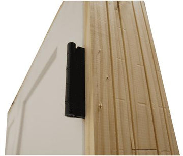 4 ft. x 8 ft. White Shaker 2-Panel Solid Core Primed MDF Prehung Interior French Door