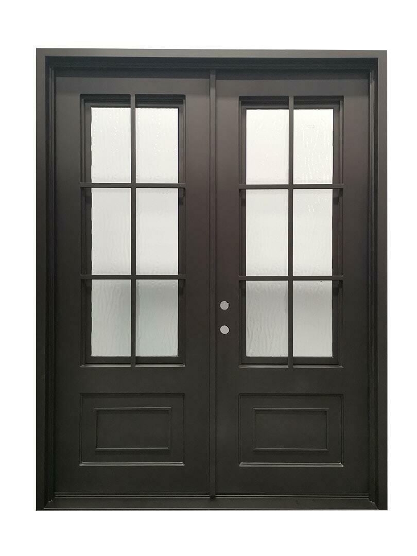 6 Lite Double Wrought Iron Door Main Layout Photo