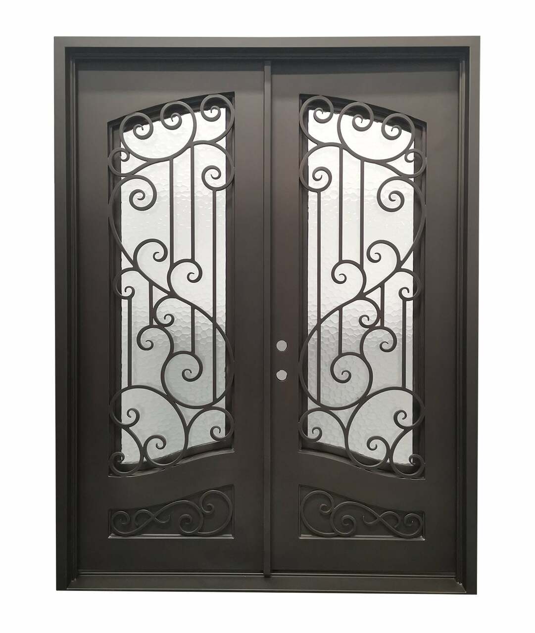  Stella 6 ft. x 8 ft. Wrought Iron Prehung Front Double Door Main Layout Photo